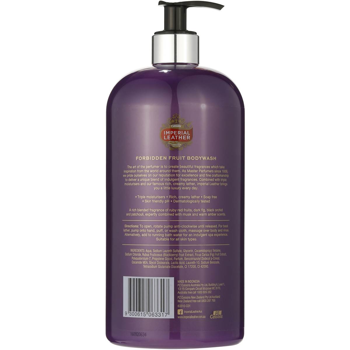 Imperial Leather Body Wash Forbidden Fruit 1l Woolworths