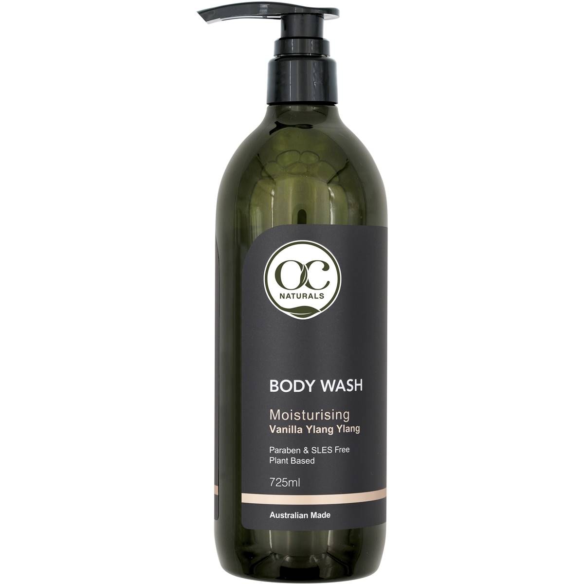 Oc Naturals Body Wash Moisturising Vanilla Ylang Ylang 725ml Woolworths