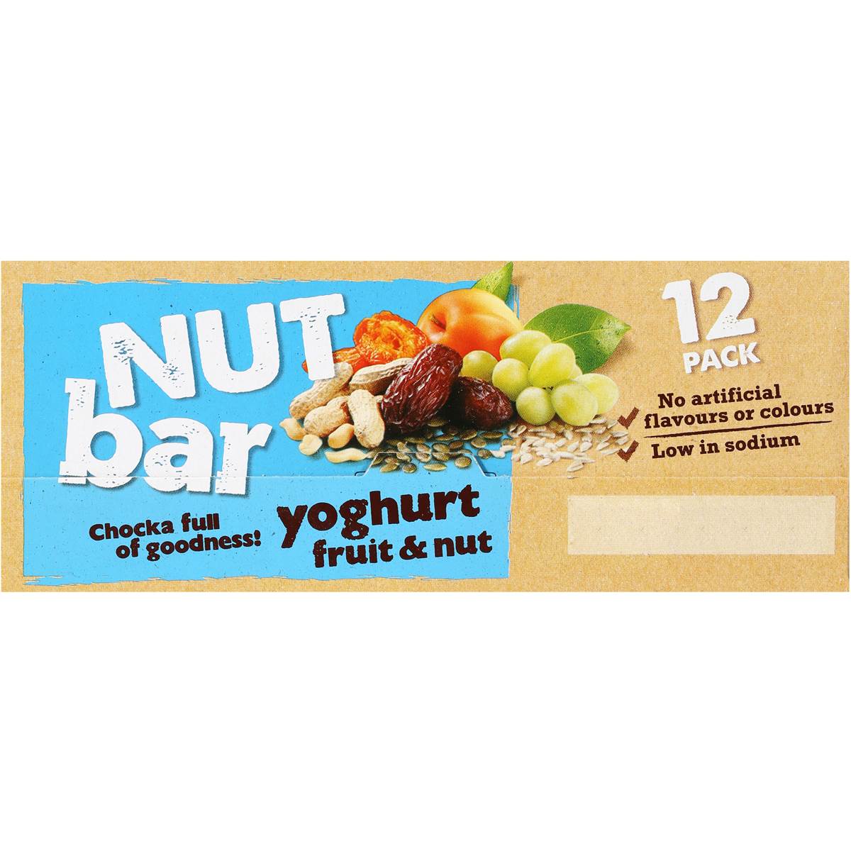 Tasti Nut Bar Yoghurt Fruit & Nut 420g Woolworths
