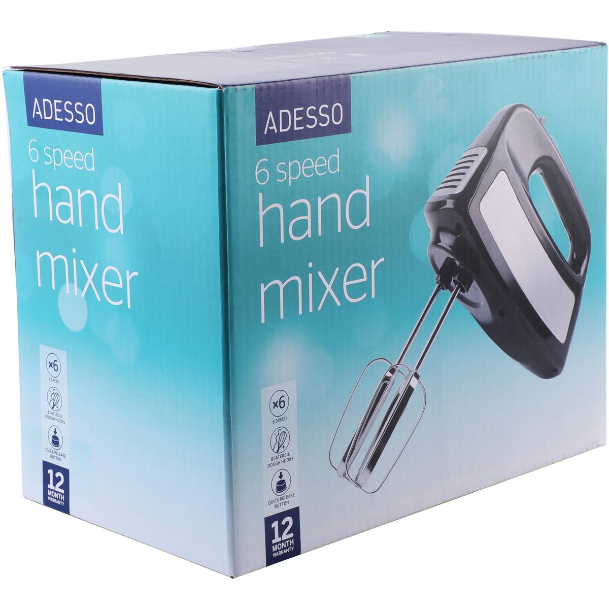 Adesso 6 Speed Hand Mixer Each Woolworths