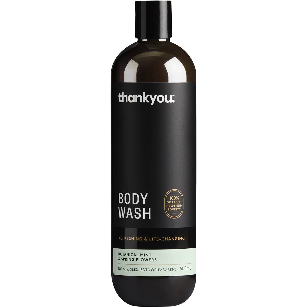 Thankyou. Body Wash Botanical Mint & Spring Flowers 500ml Woolworths