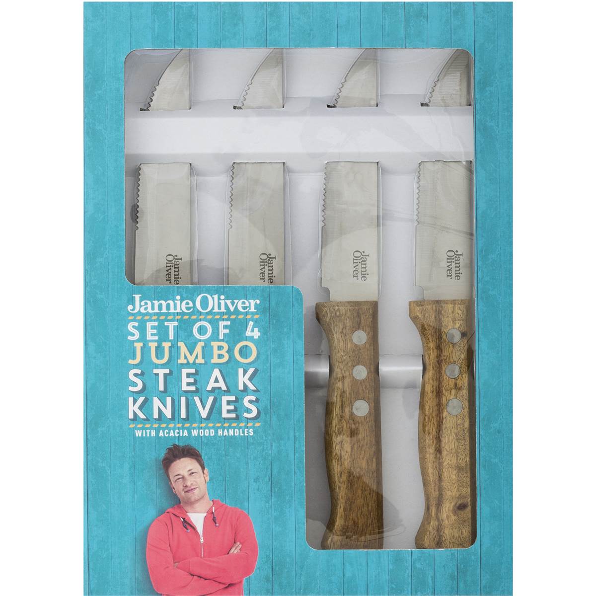 Jamie Oliver Steak Knife Set Jumbo 4 Piece Woolworths
