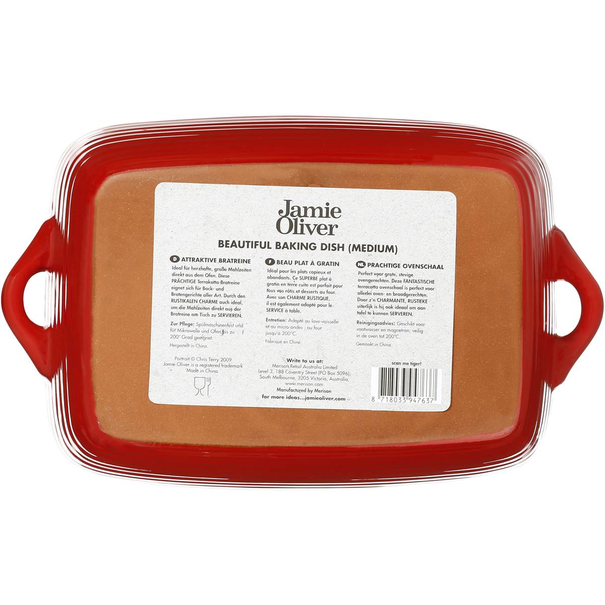 Jamie Oliver Terracotta Baking Dish 22 5cm Woolworths