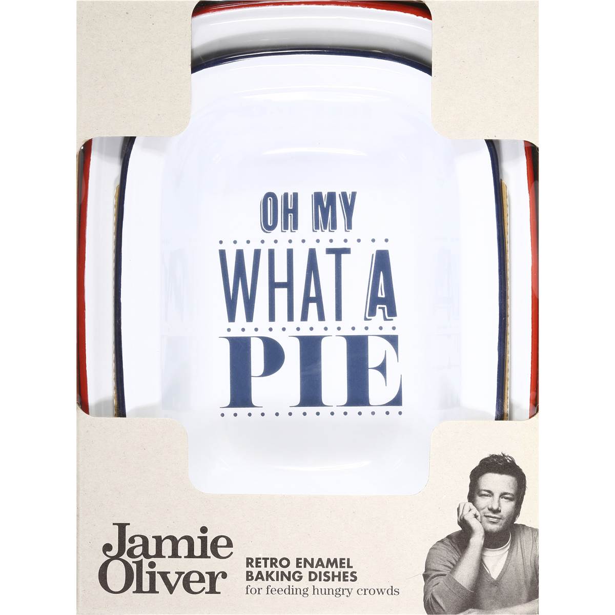 Jamie Oliver Enamel Dish Set Pies 2 Piece Woolworths
