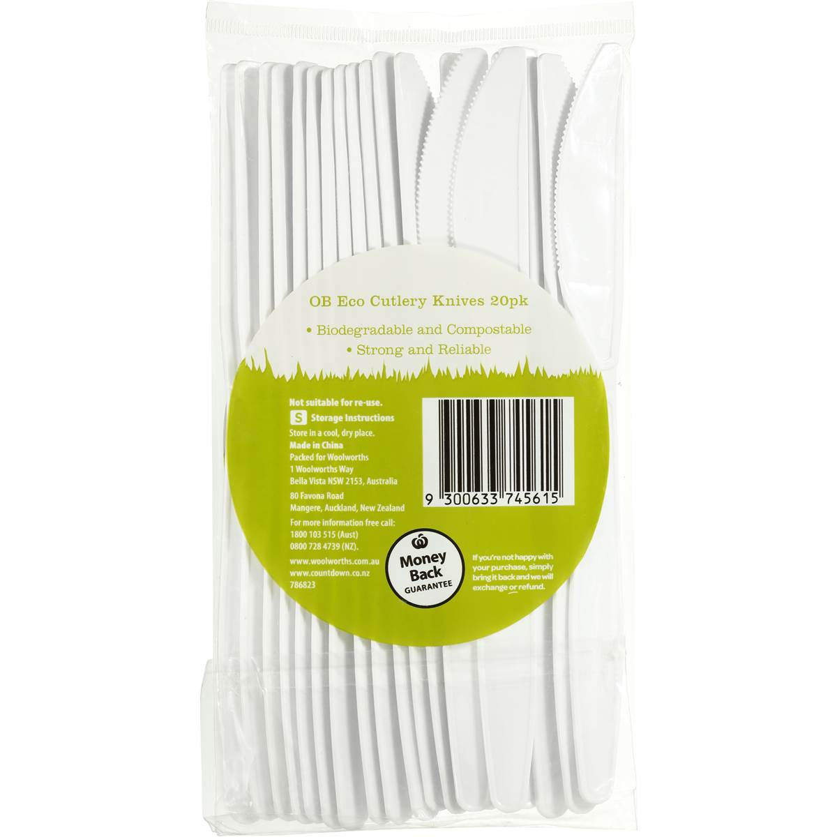 Woolworths Select Eco Cutlery Sets 20pk Woolworths
