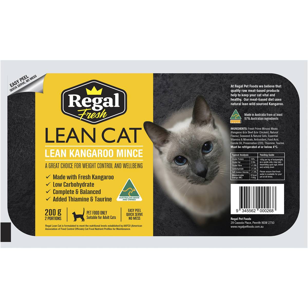 Regal Lean Cat Mince 2x100g Woolworths