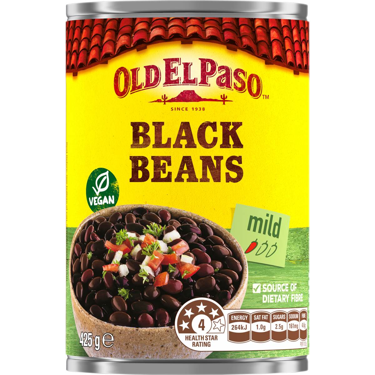 Old El Paso Black Beans 425g Woolworths