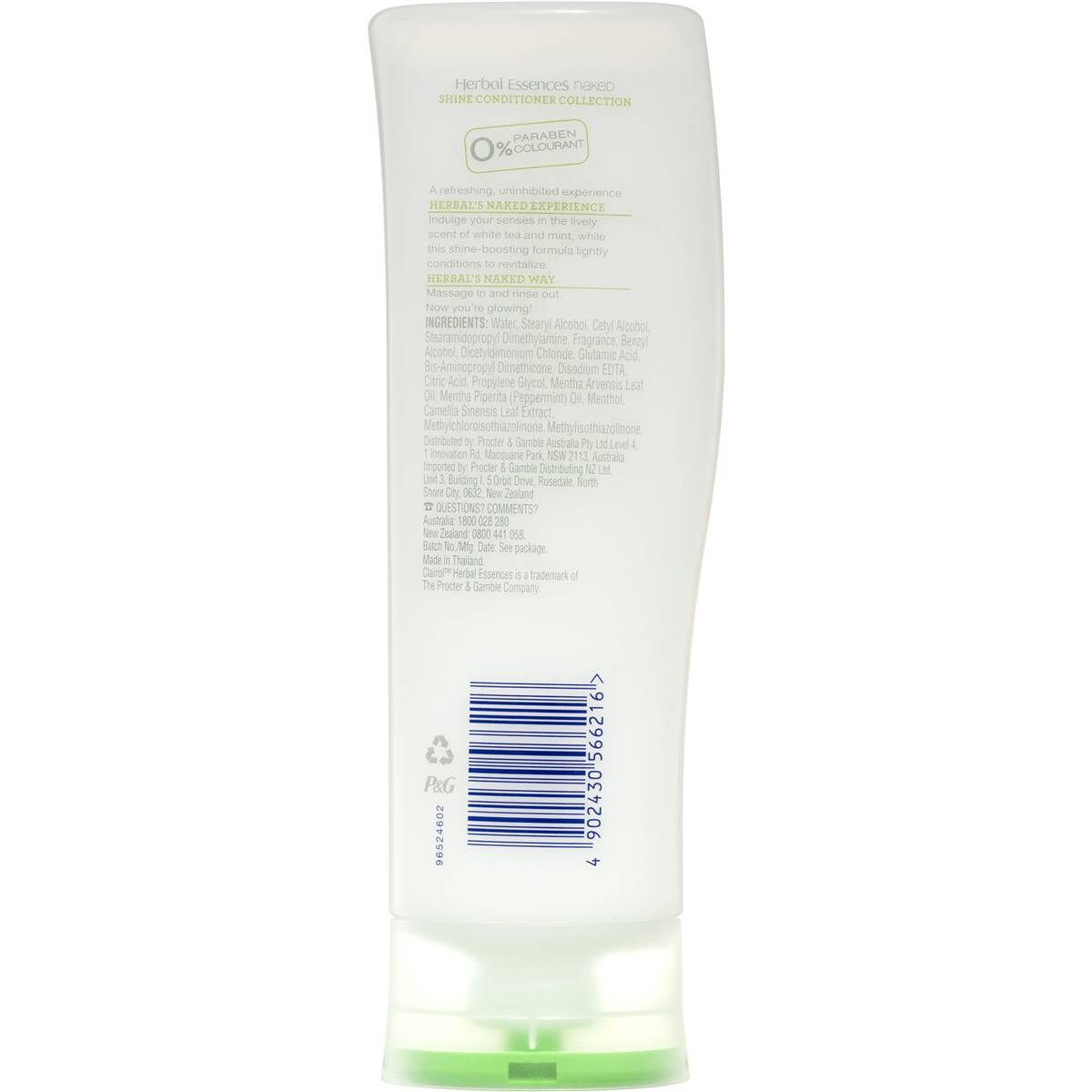 Herbal Essences Conditioner Naked Shine 300ml Woolworths