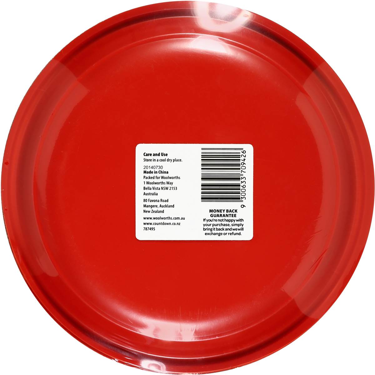 Woolworths Select Side Plates Red 20 Pack Woolworths