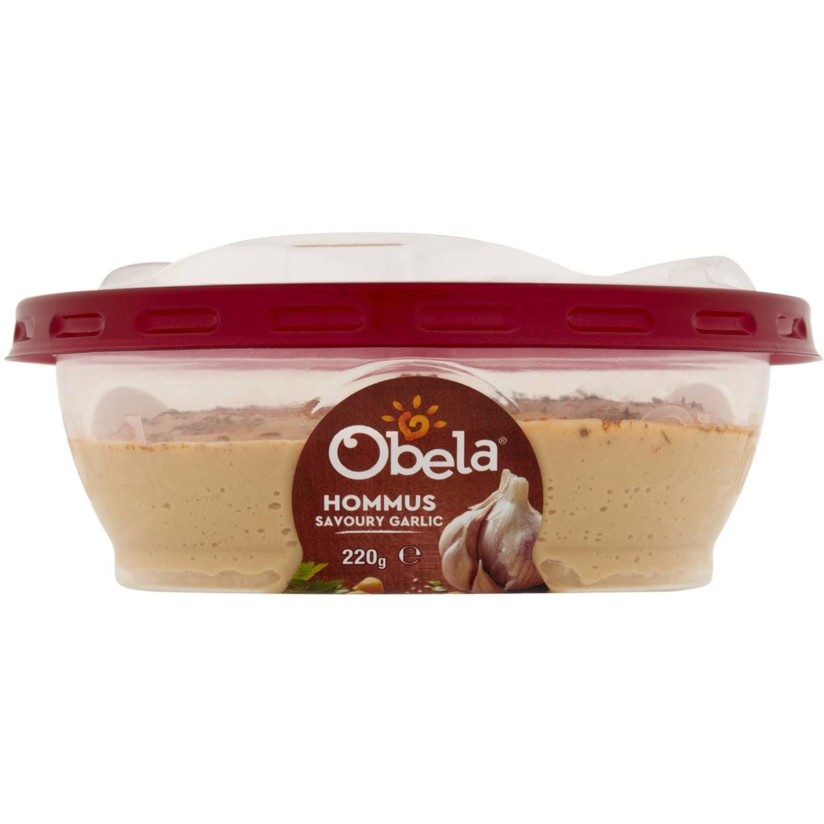 Obela Hommus Savoury Garlic 220g Woolworths
