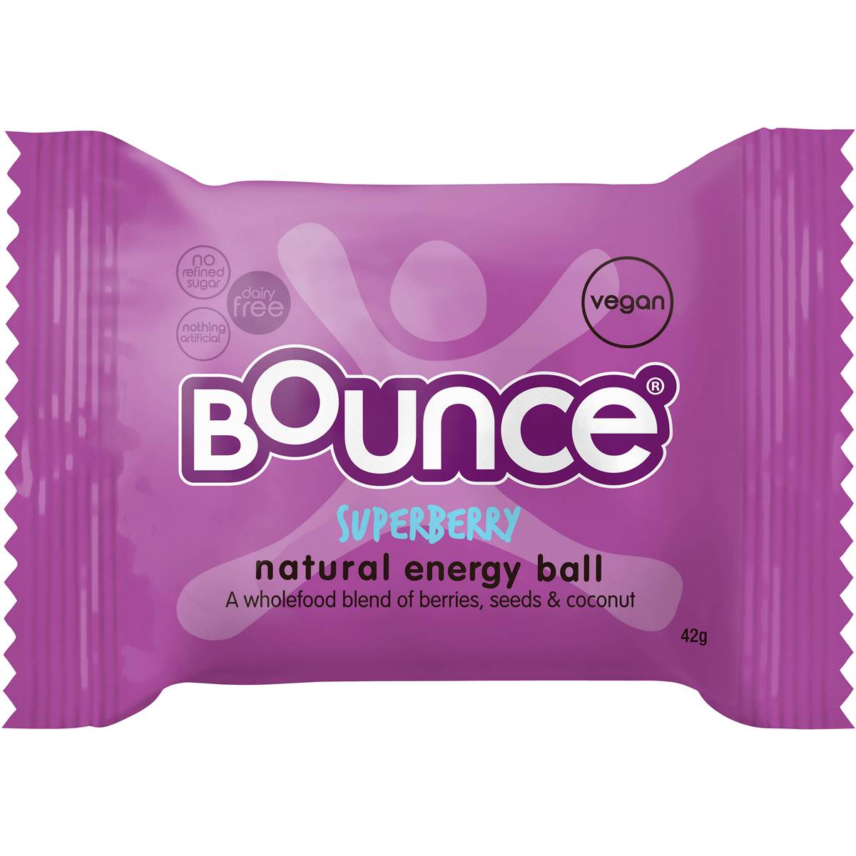 Bounce Natural Energy Ball Superberry 42g Woolworths