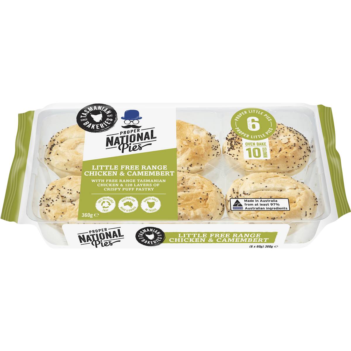 National Pies Little Chicken & Camembert Party Pies