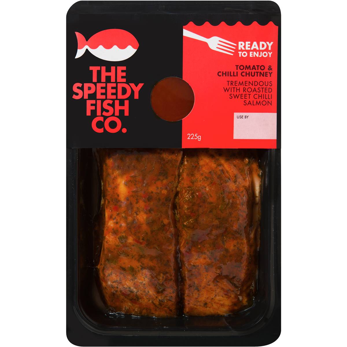 The Speedy Fish Co Tomato And Chilli Chutney Roasted Salmon