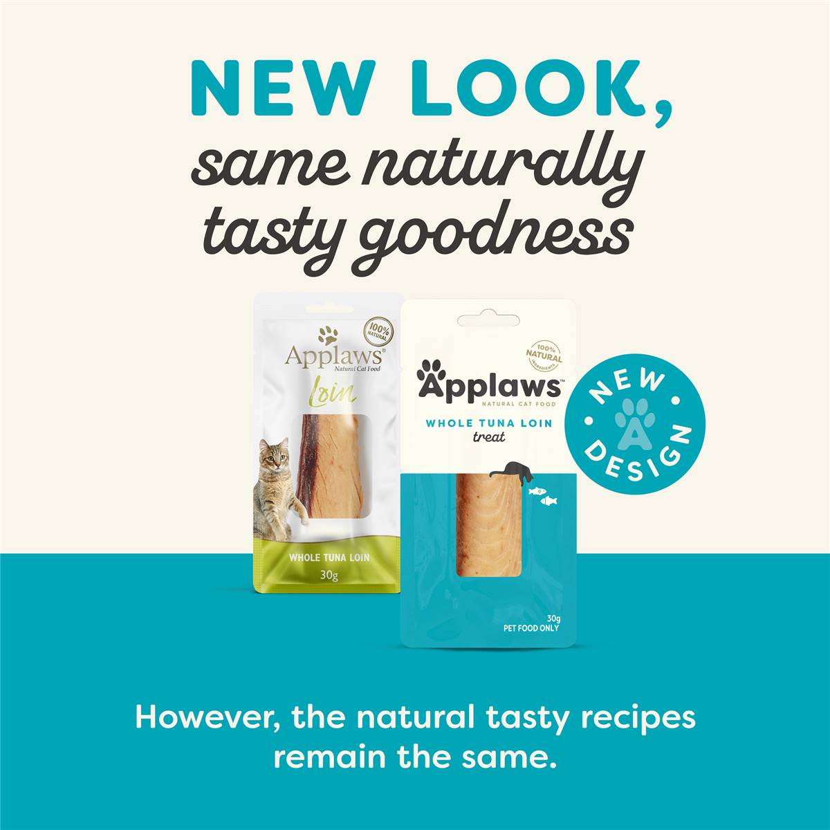 Applaws Adult Cat Food Natural Treat Tuna Loin Plain 30g Woolworths