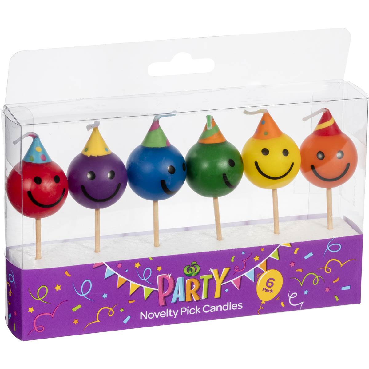 Woolworths Party Candle Pick 6 Pack | Woolworths