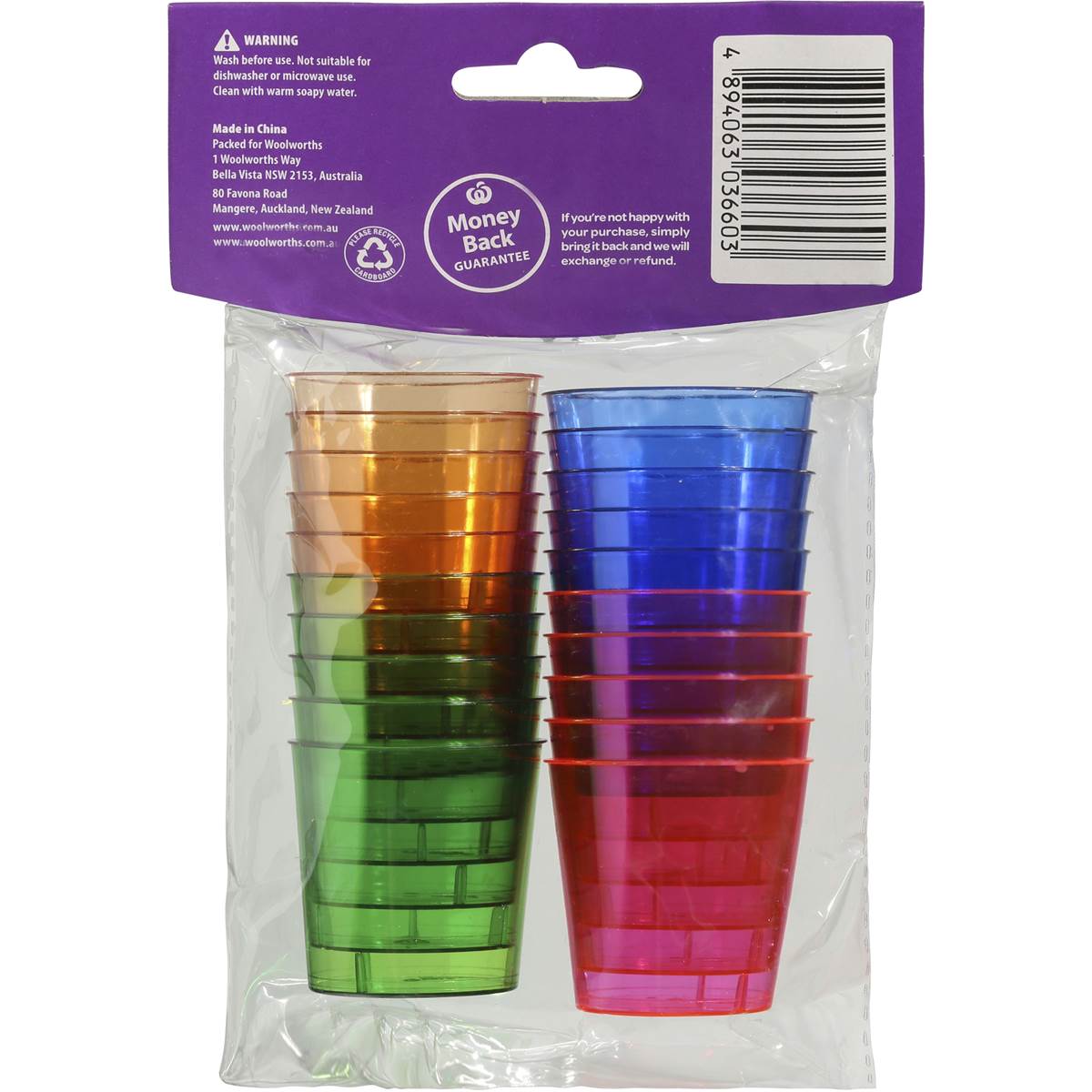 Woolworths Party Entertaining Shot Glasses 20 Pack Woolworths