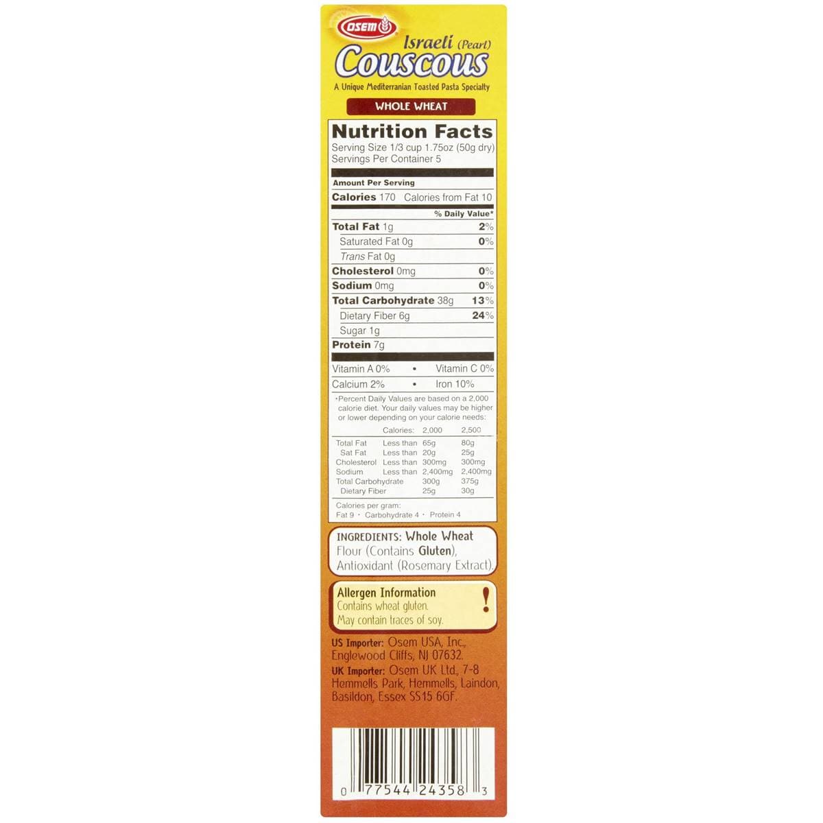 Osem Wholewheat Couscous 250g Woolworths