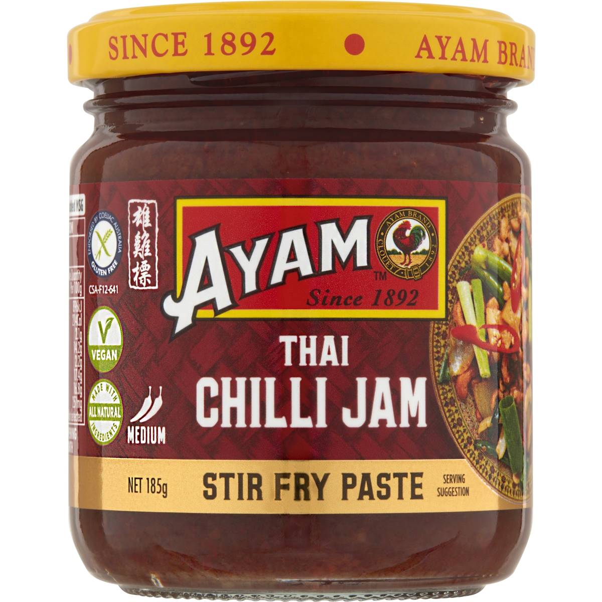 Ayam Paste Thai Chilli Jam 185g Woolworths