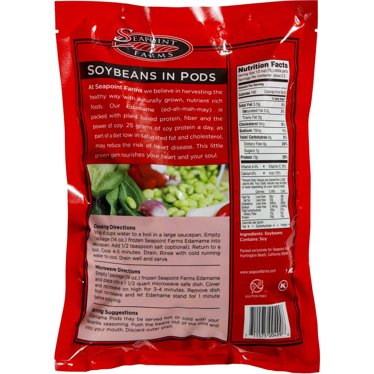 Seapoint Farms Edamame Soybean In Pods 454g Woolworths