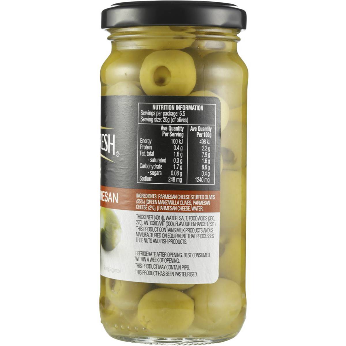 Always Fresh Olives Parmesan Stuffed 235g Woolworths