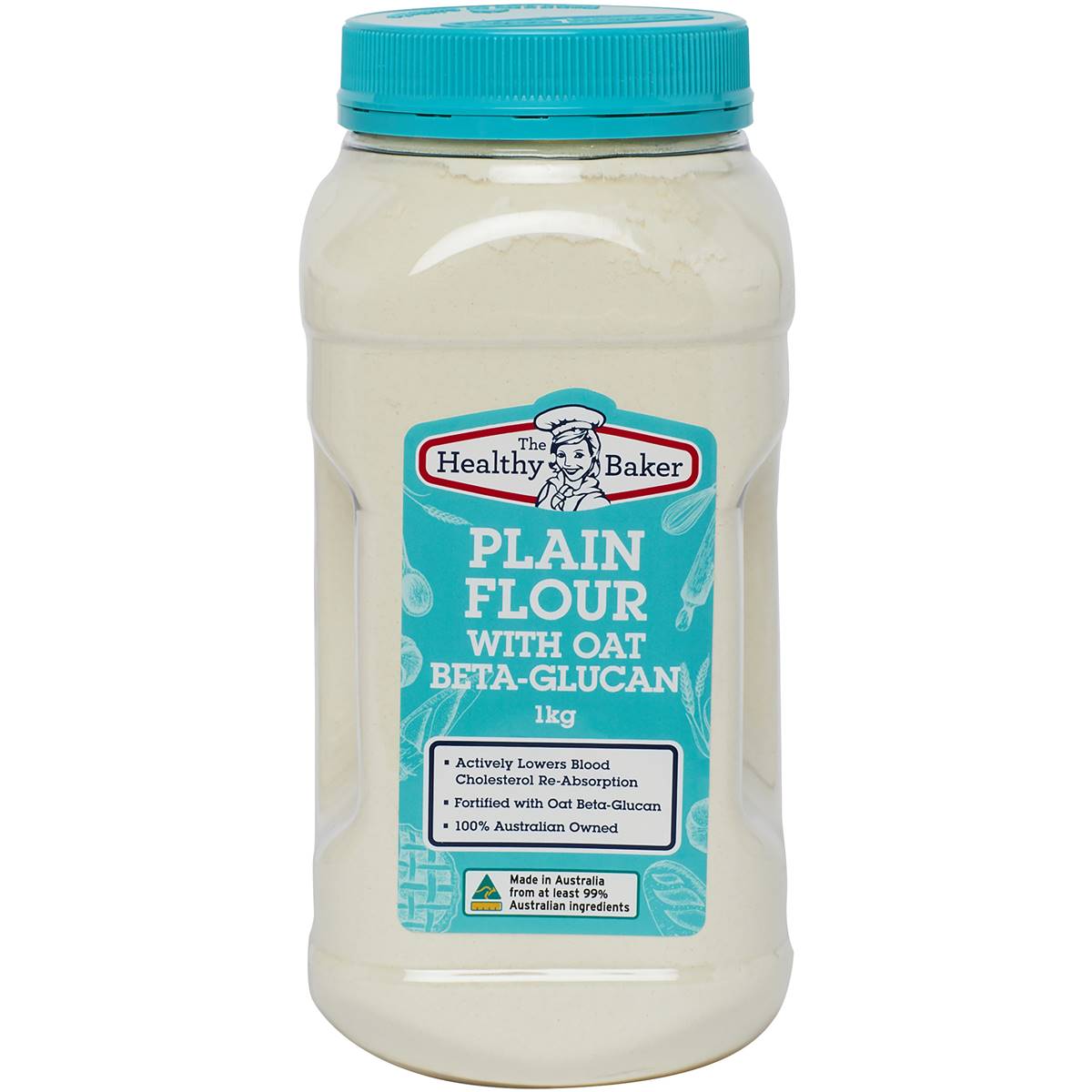 The Healthy Baker Plain Flour Easy Store With Oat Beta Glucan