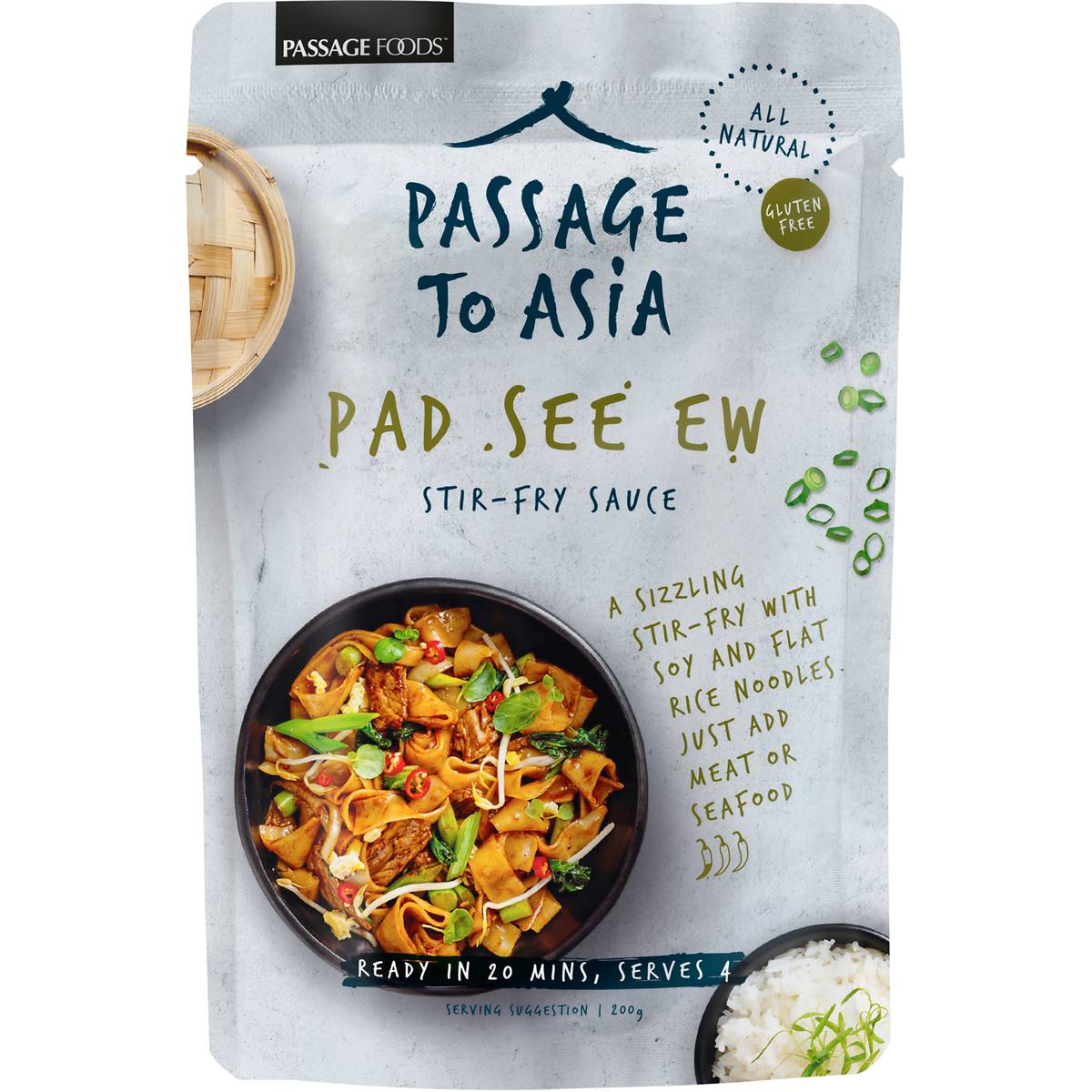 Passage To Asia Noodles Pad See Ew G Woolworths