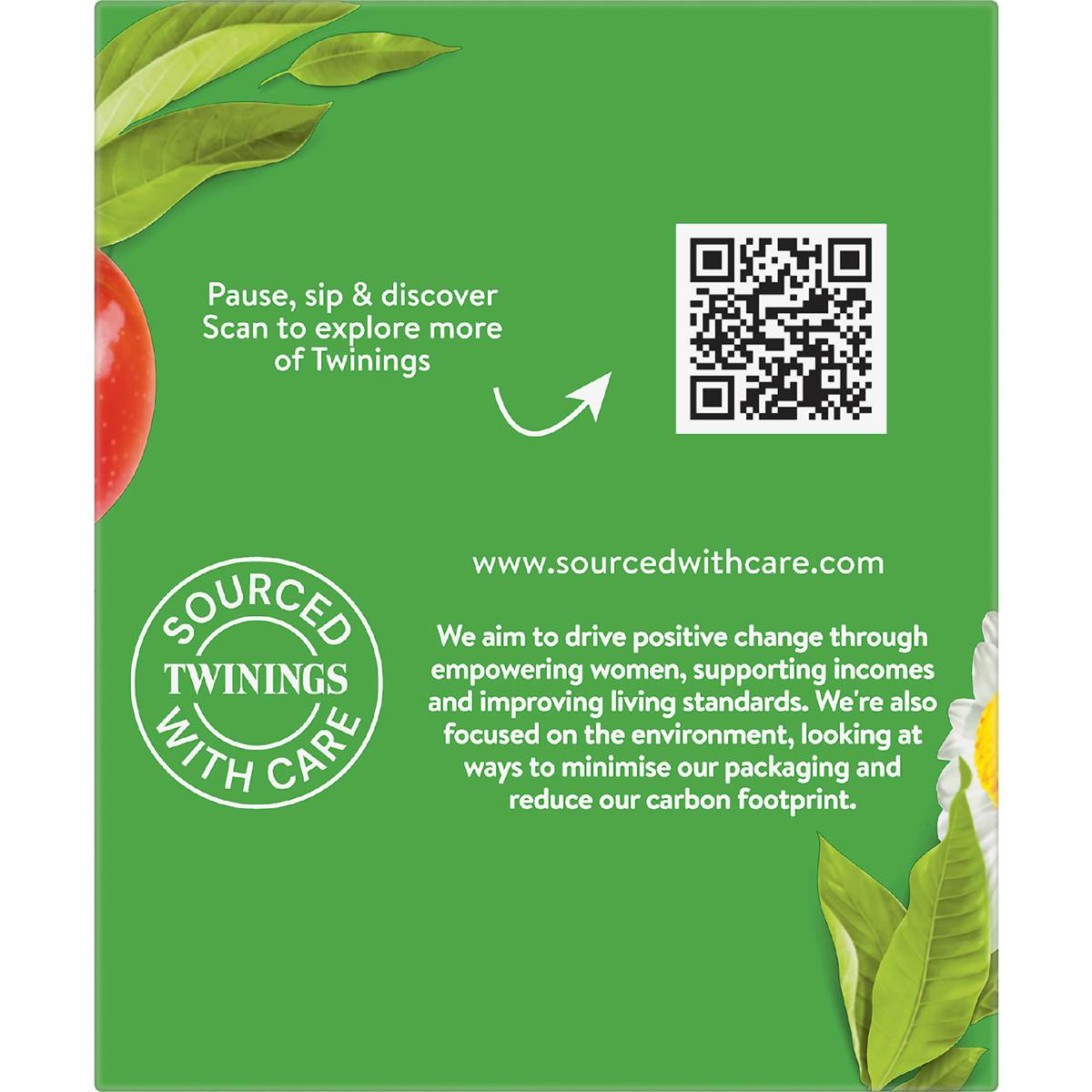 Twinings Camomile & Spiced Apple Tea Bags 10 Pack Woolworths