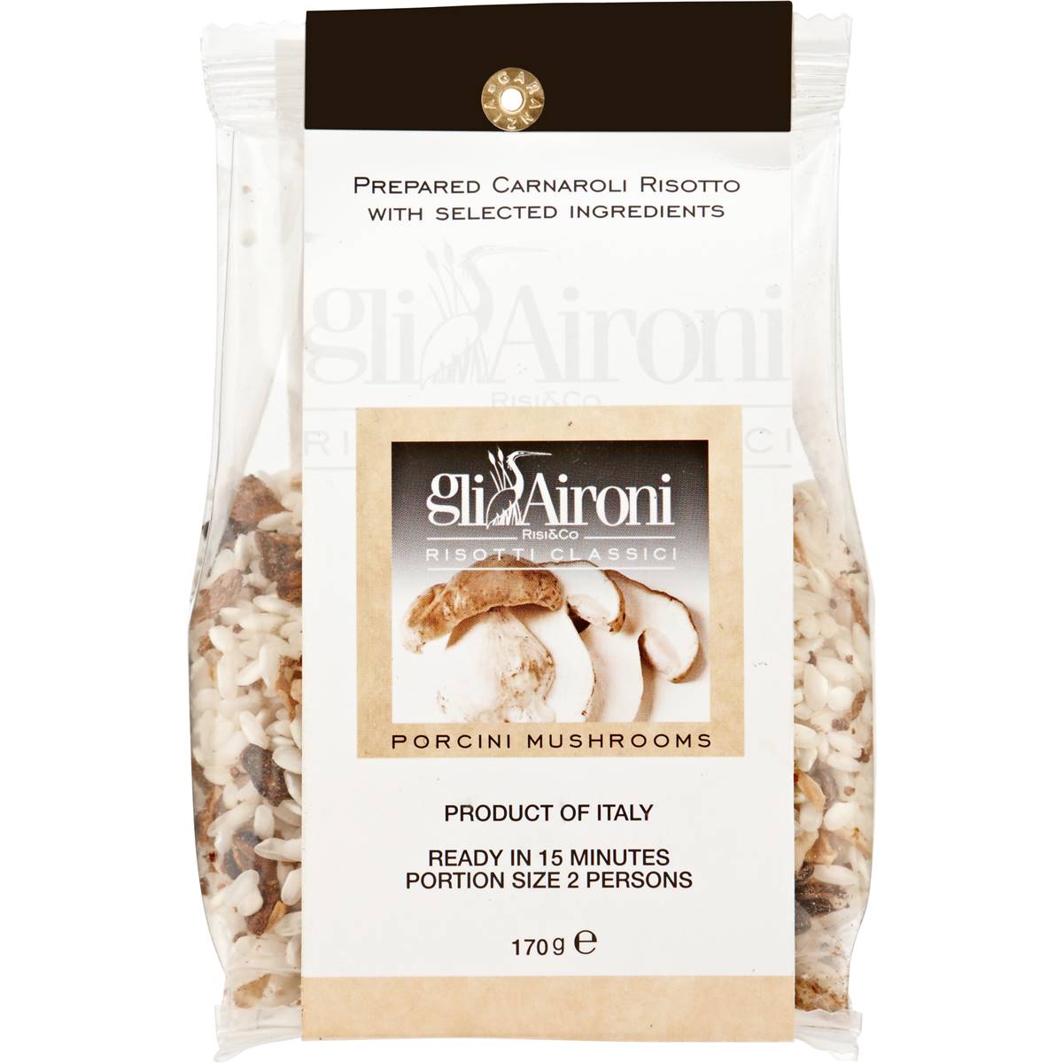 Gliaironi Risotto Porcini Mushrooms Mix 170g Woolworths