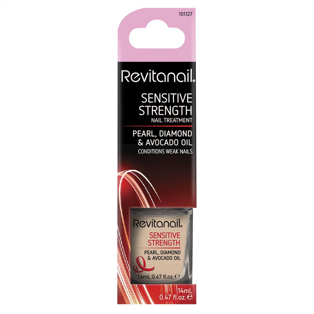 Revitanail Sensative Nail Strengthener Pink 14ml Woolworths
