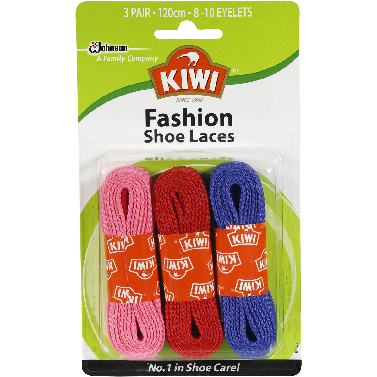 Kiwi Fashion Laces Coloured 120cm Assorted 3 Pack Woolworths