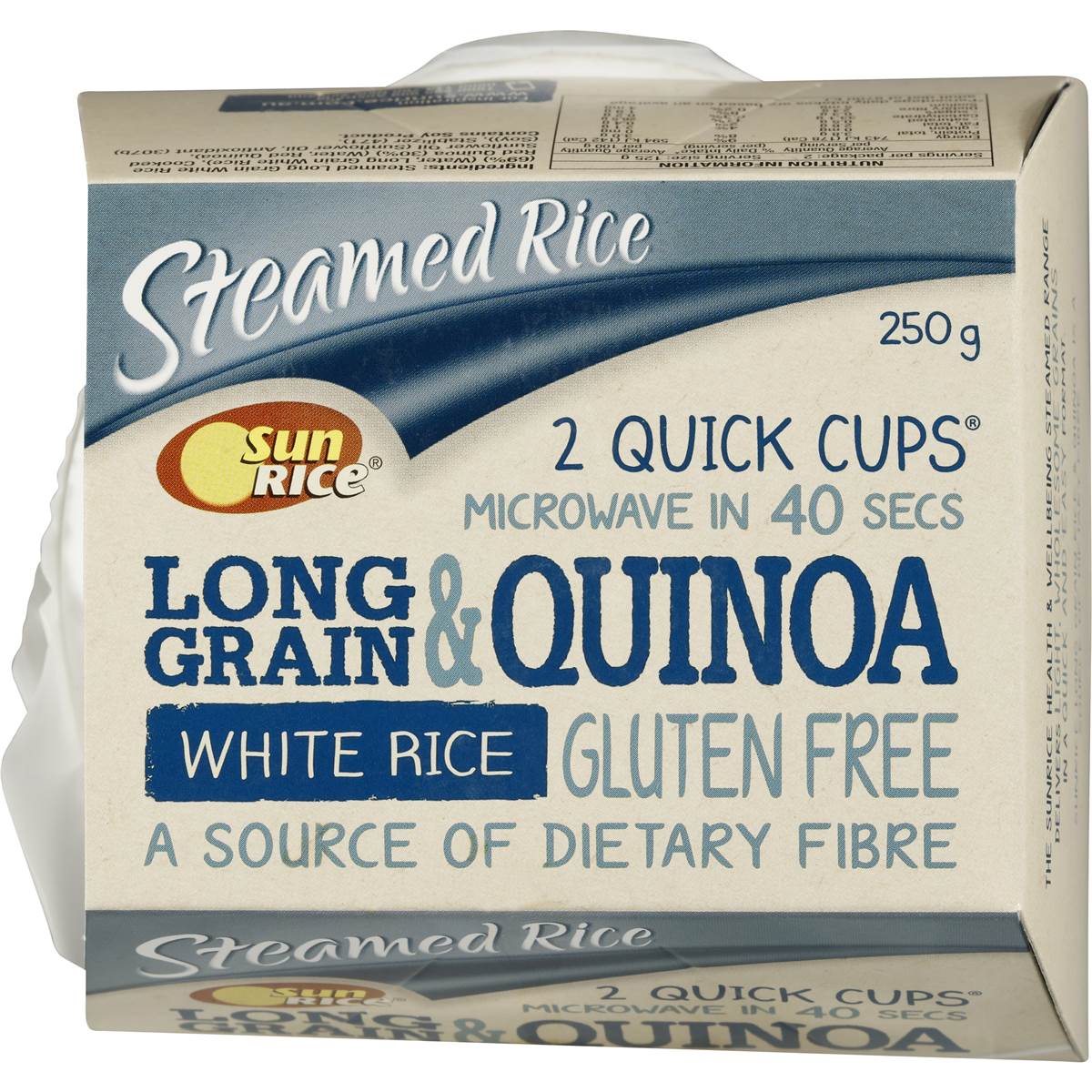Sunrice Heat & Serve Long Grain Rice & Quinoa 250g Woolworths