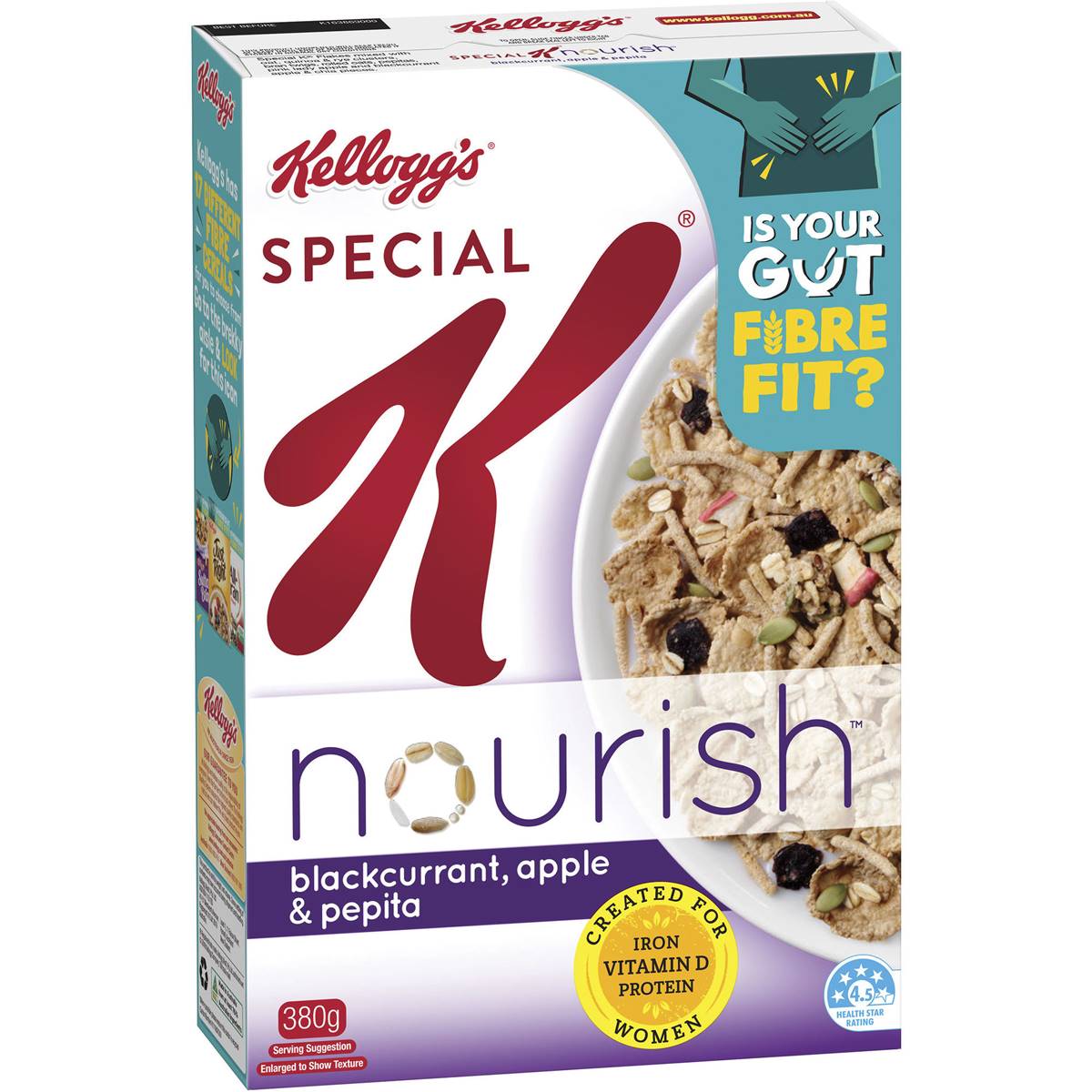 Kellogg's Special K Blackcurrant & Pepita Nourish 380g Woolworths