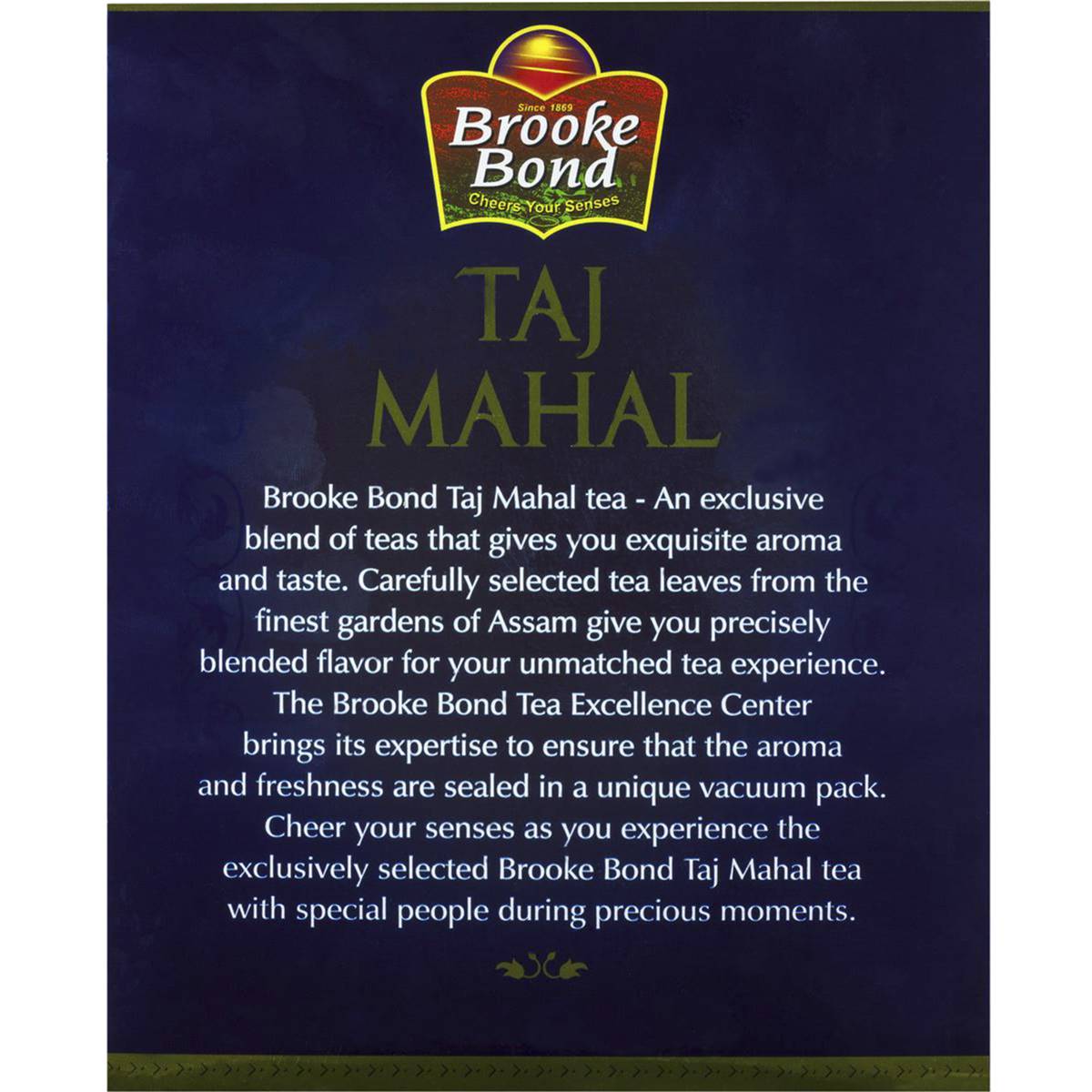 Brooke Bond Taj Mahal Black Tea 900g | Woolworths