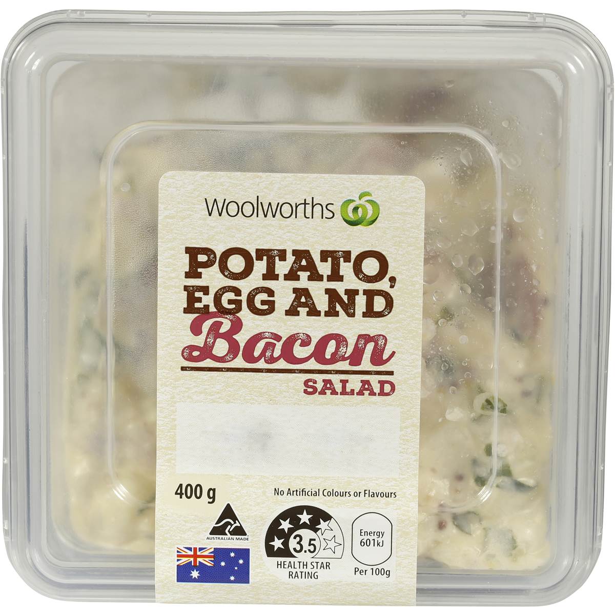 Woolworths Select Potato Salad With Egg & Bacon 400g Woolworths