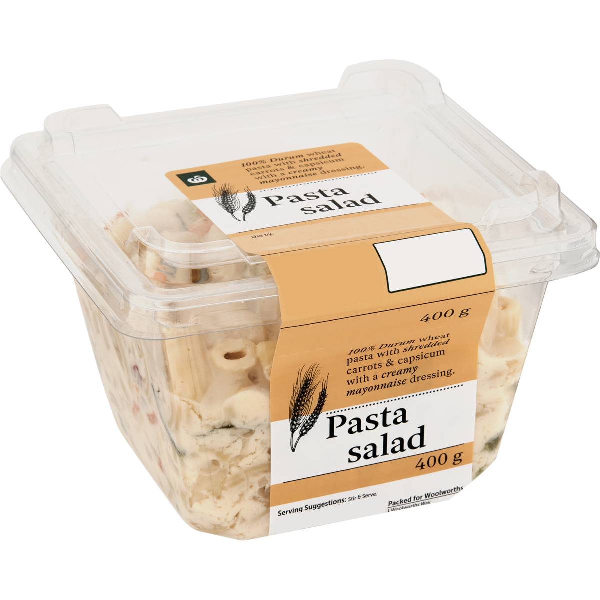 Woolworths Creamy Pasta Salad 400g Woolworths