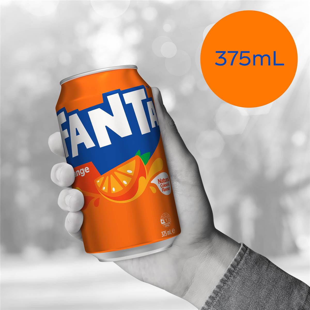 Fanta Orange Soft Drink Multipack Cans 375ml X10 Pack | Woolworths