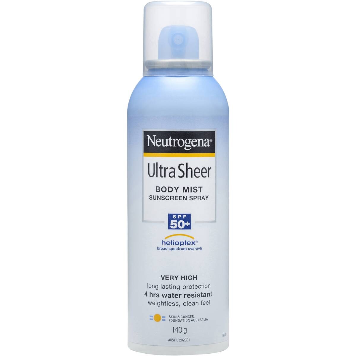 Neutrogena Spf 50+ Sunscreen Ultra Mist 140g Woolworths