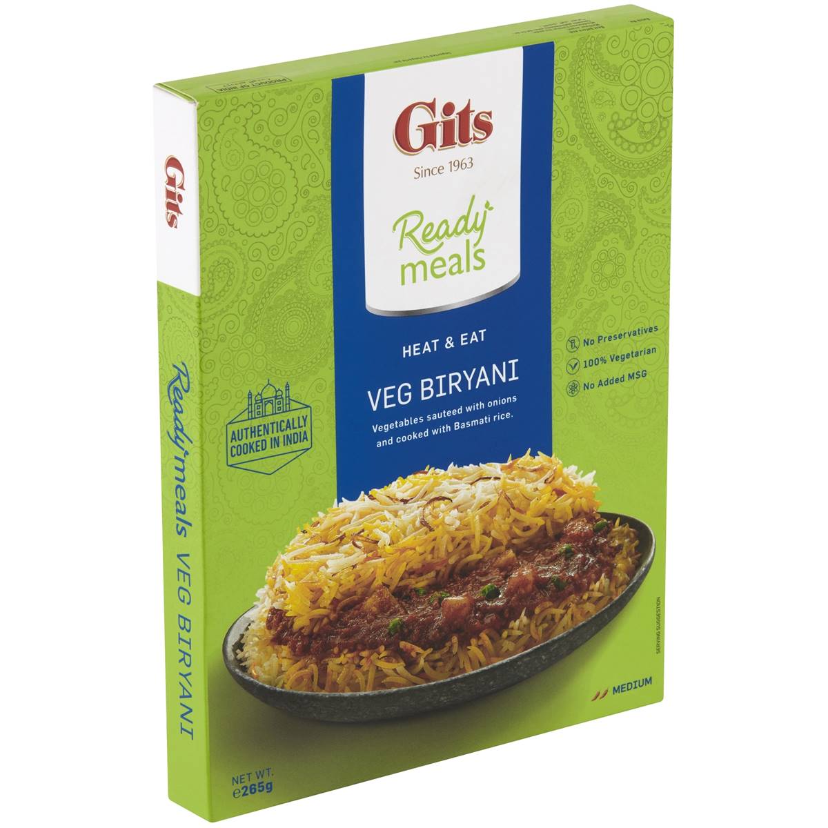 Gits Ready To Eat Veg Biryani