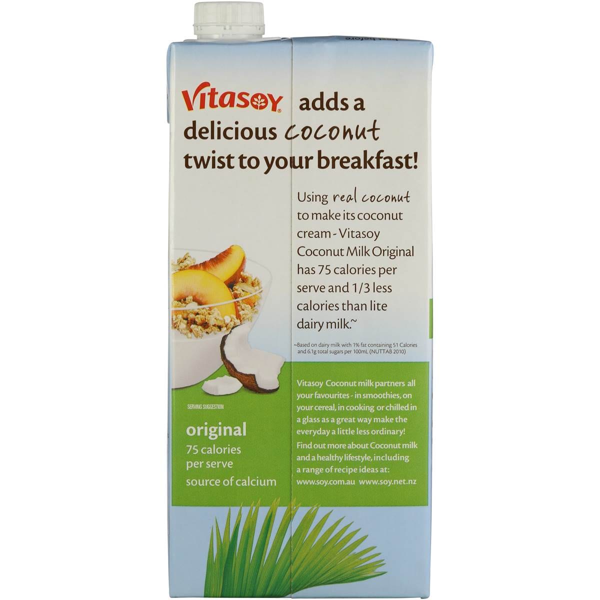 Vitasoy Original Coconut 1l Woolworths