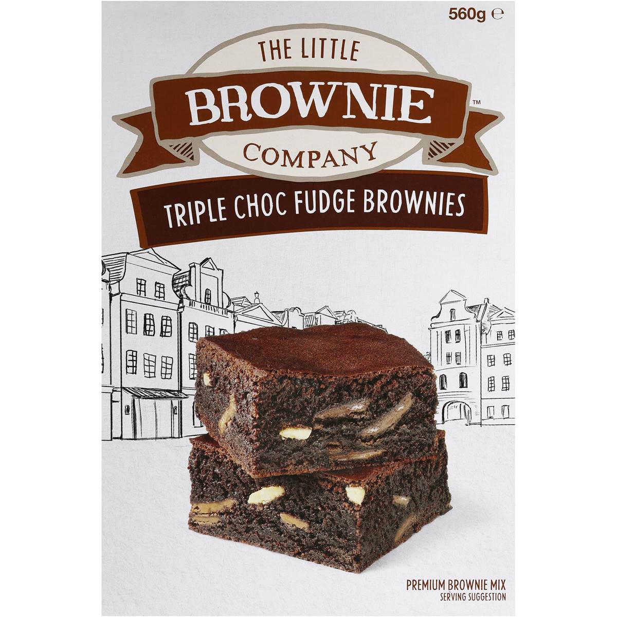 Brownie Mix Triple Chocolate 560g | Woolworths