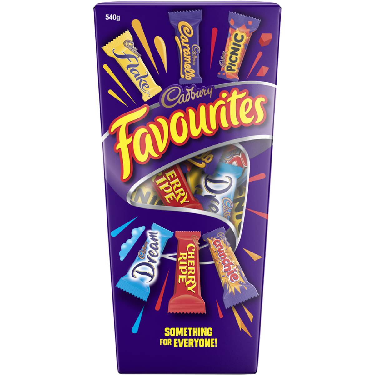 Cadbury Favourites 540g T Box Woolworths