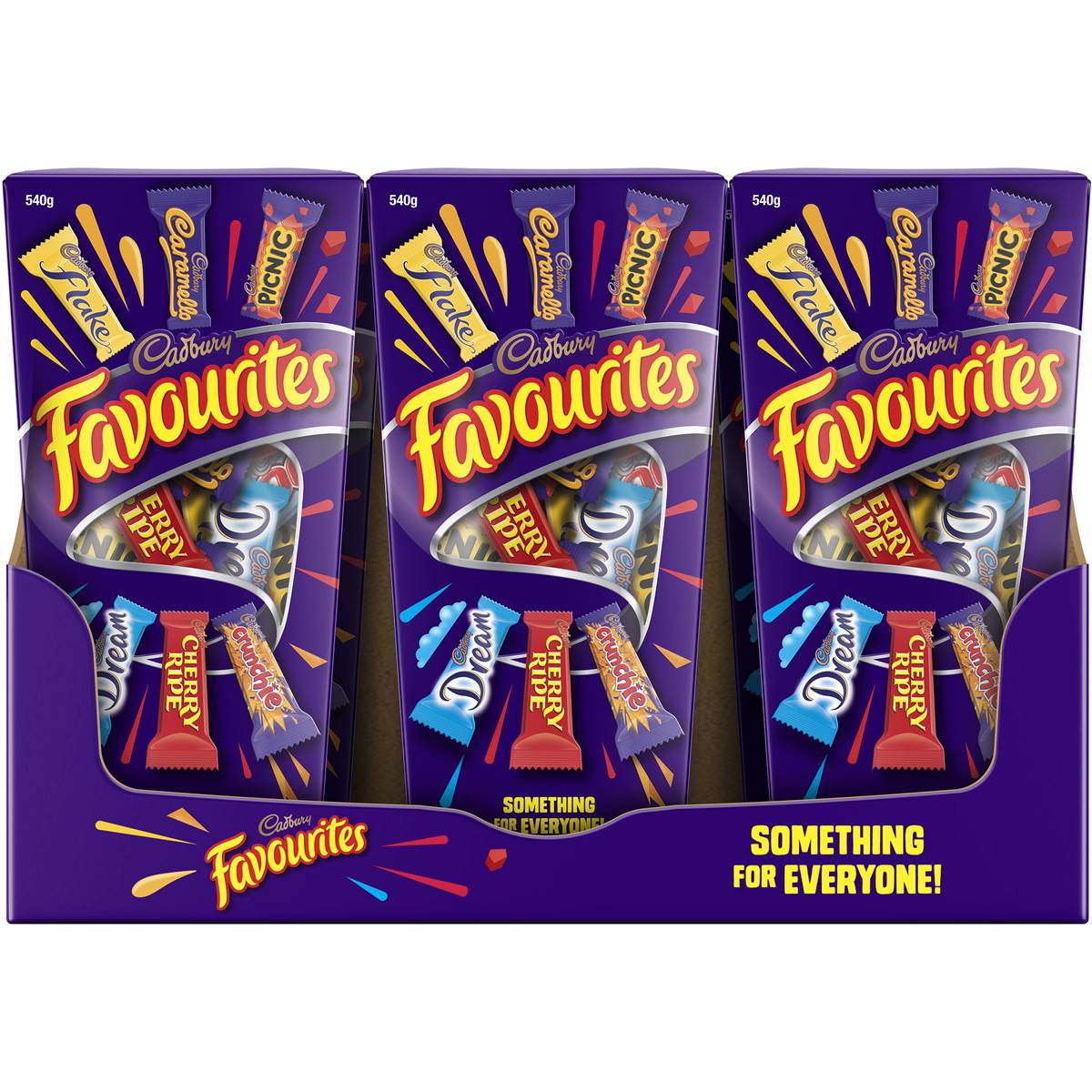 Cadbury Favourites 540g gift box | Woolworths