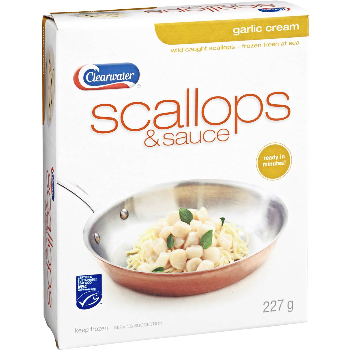 Scallop & Sauce Garlic Cream 227g Woolworths