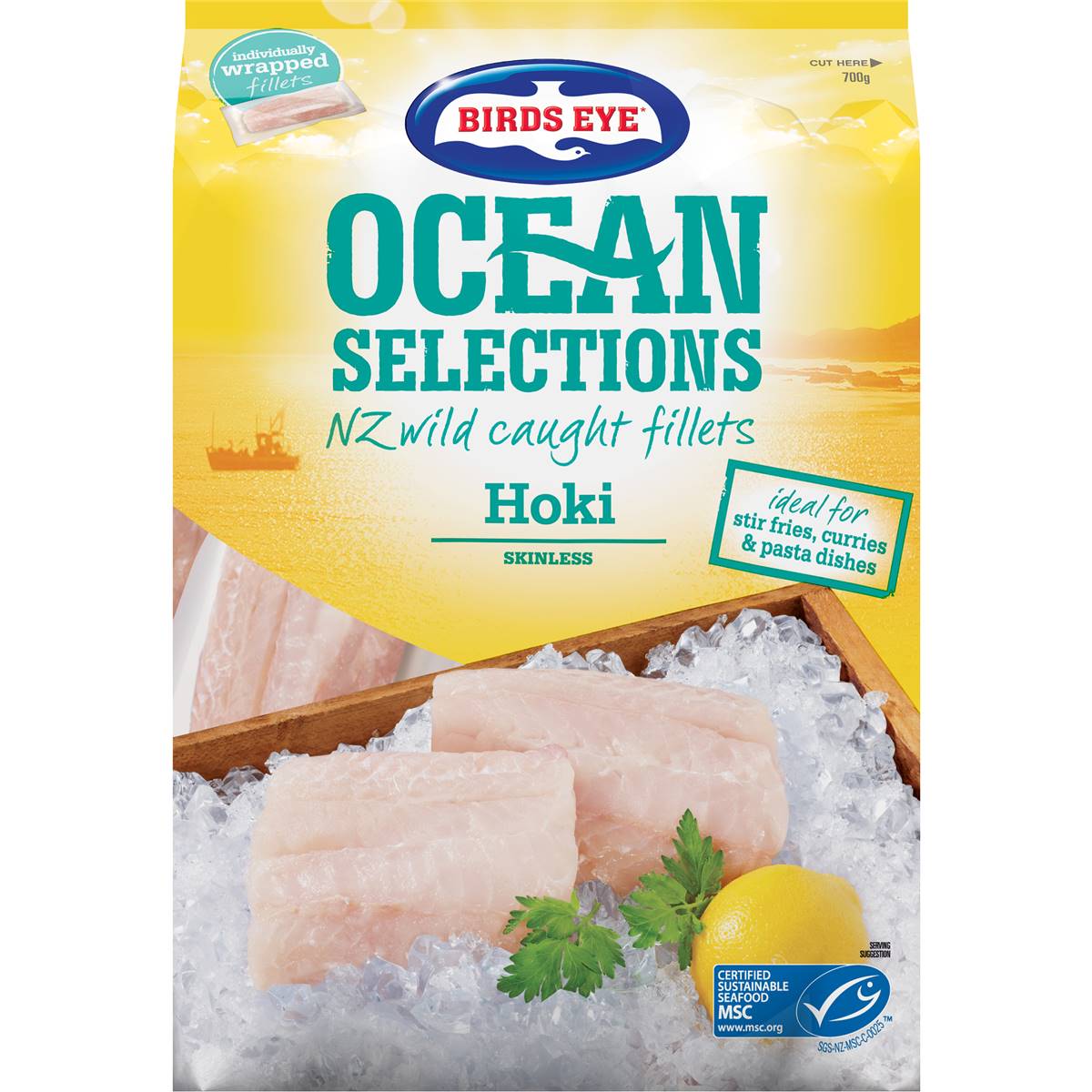 Birds Eye Ocean Selections Fish Hoki 700g | Woolworths
