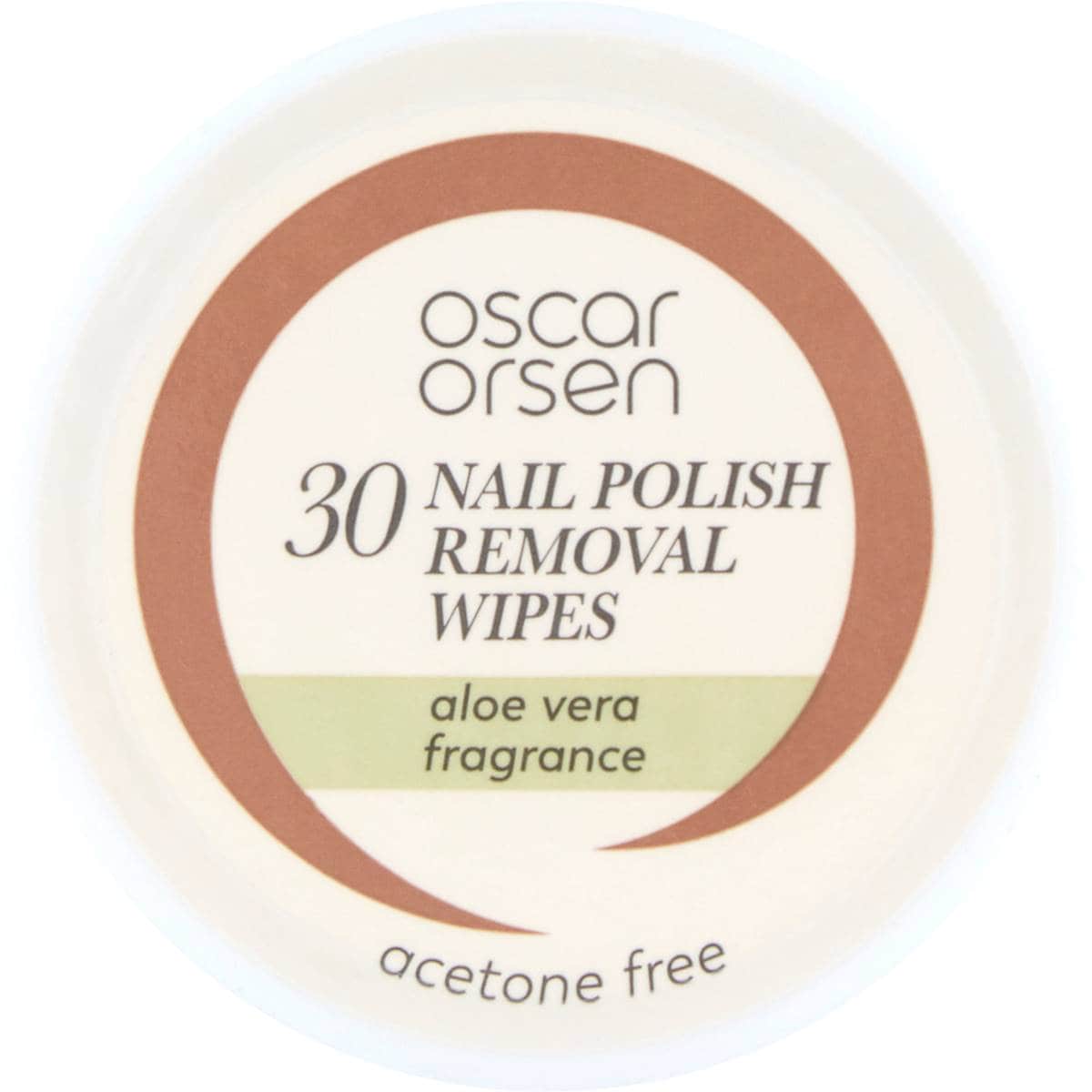 Oscar Orsen Nail Polish Remover Wipes 30 Pack Woolworths