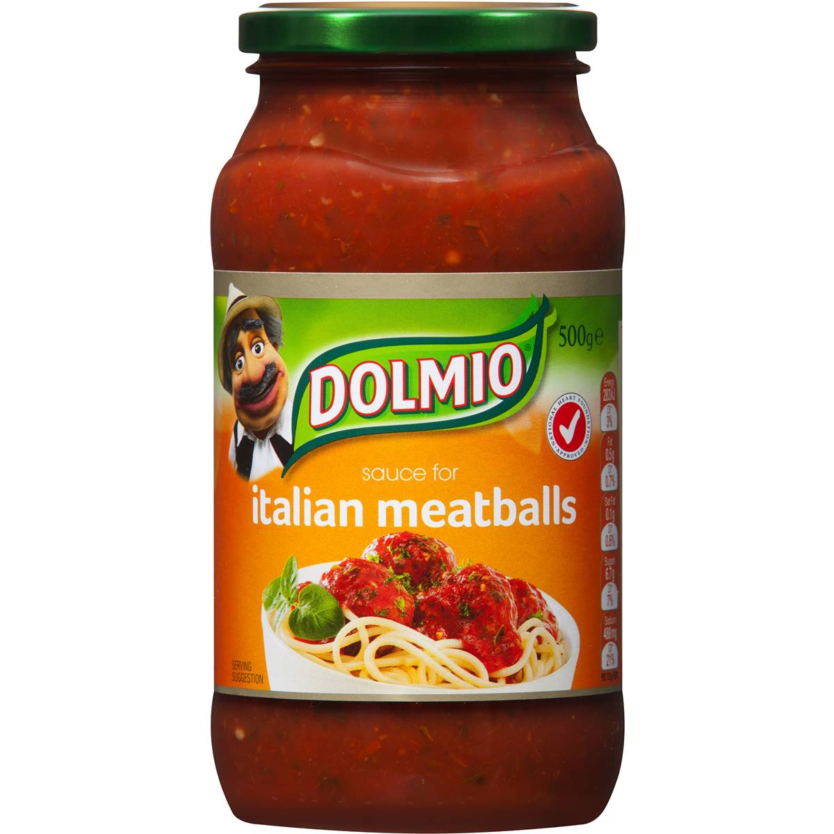 Dolmio Meatballs Pasta Sauce Italian Herbs 500g Woolworths