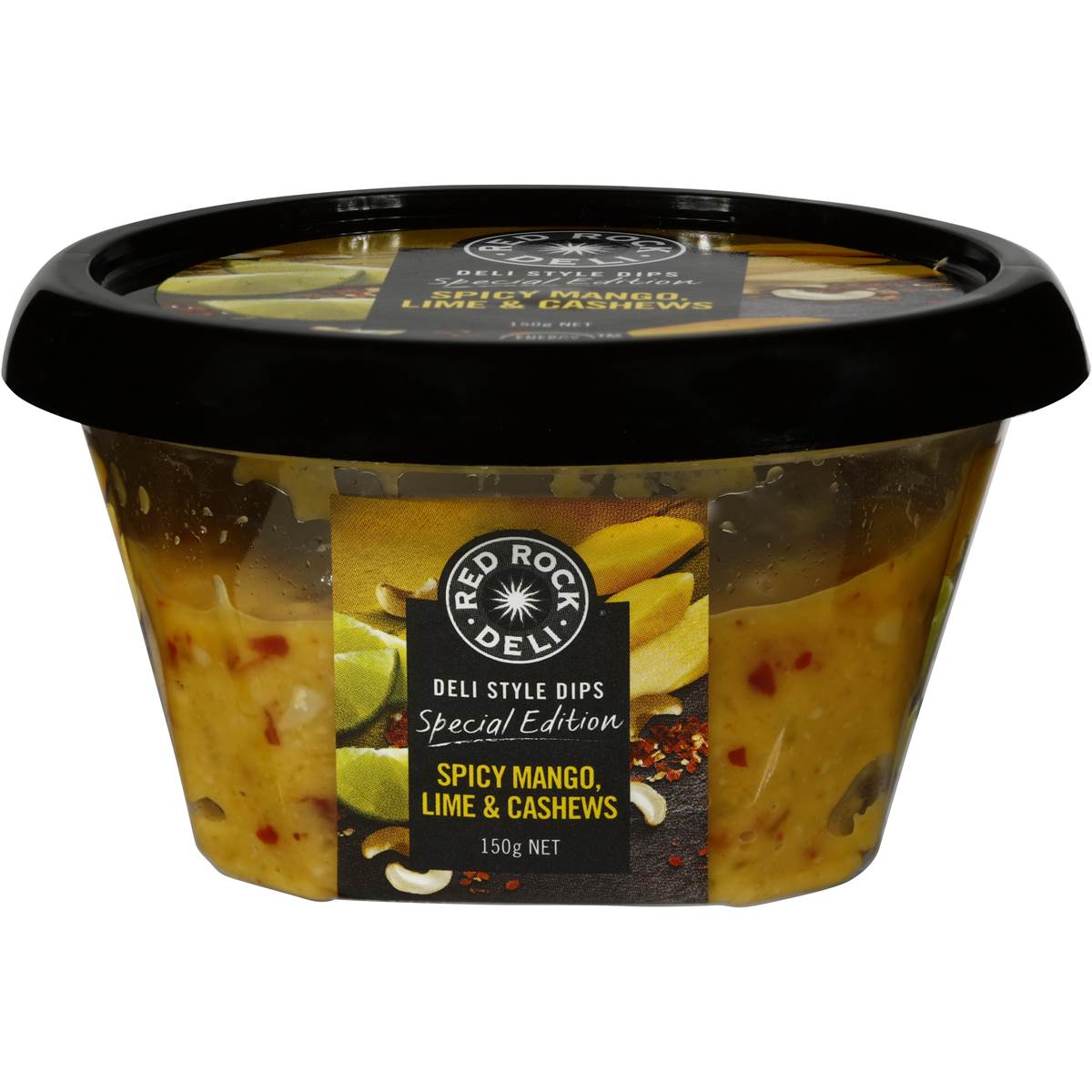 Red Rock Deli Dip Mango, Lime & Cashews 150g Woolworths