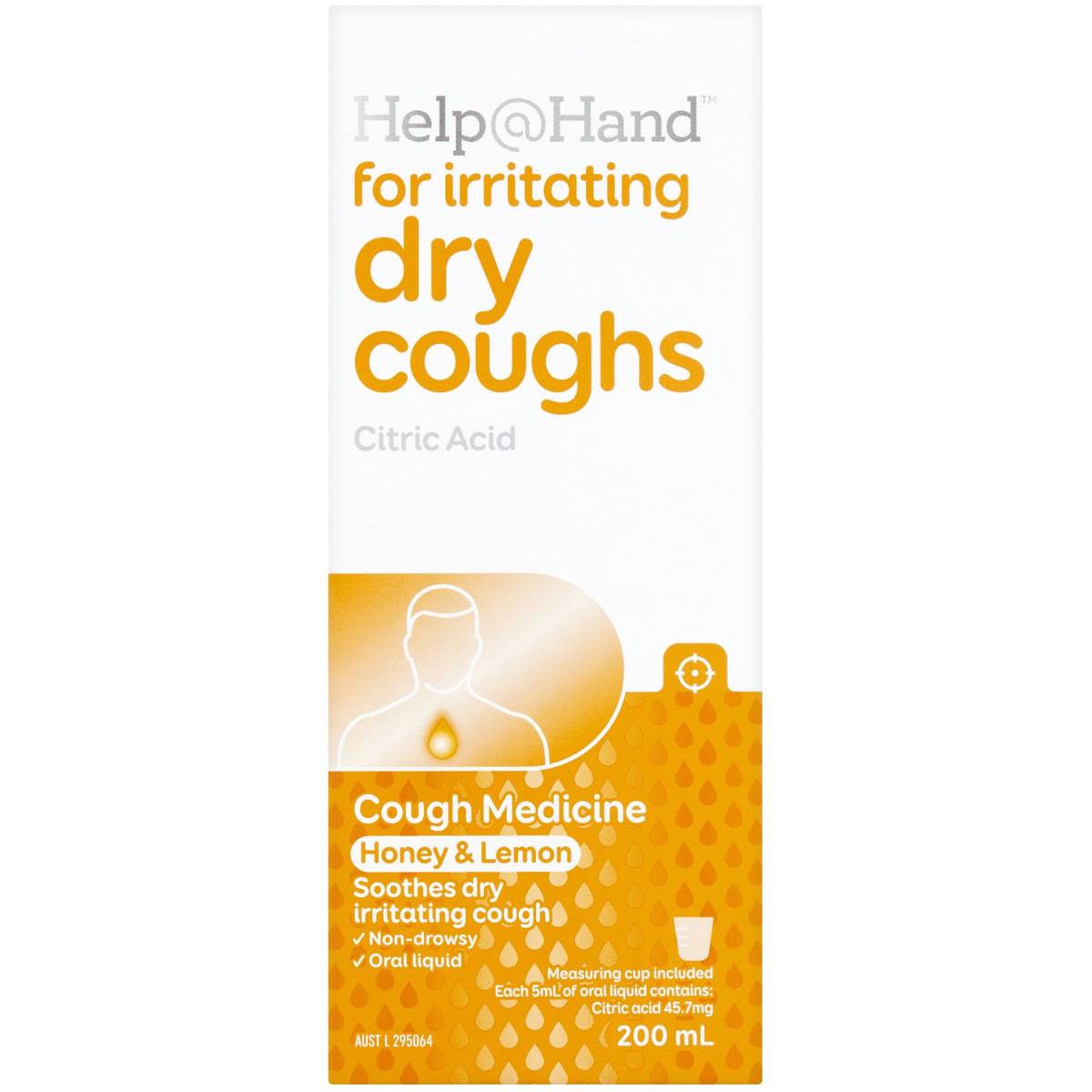 Helphand Dry Cough Syrup Honey And Lemon 200ml Woolworths
