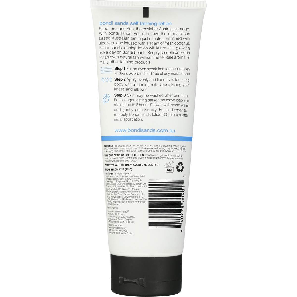 Bondi Sands Self Tan Lotion Light Medium 200ml | Woolworths