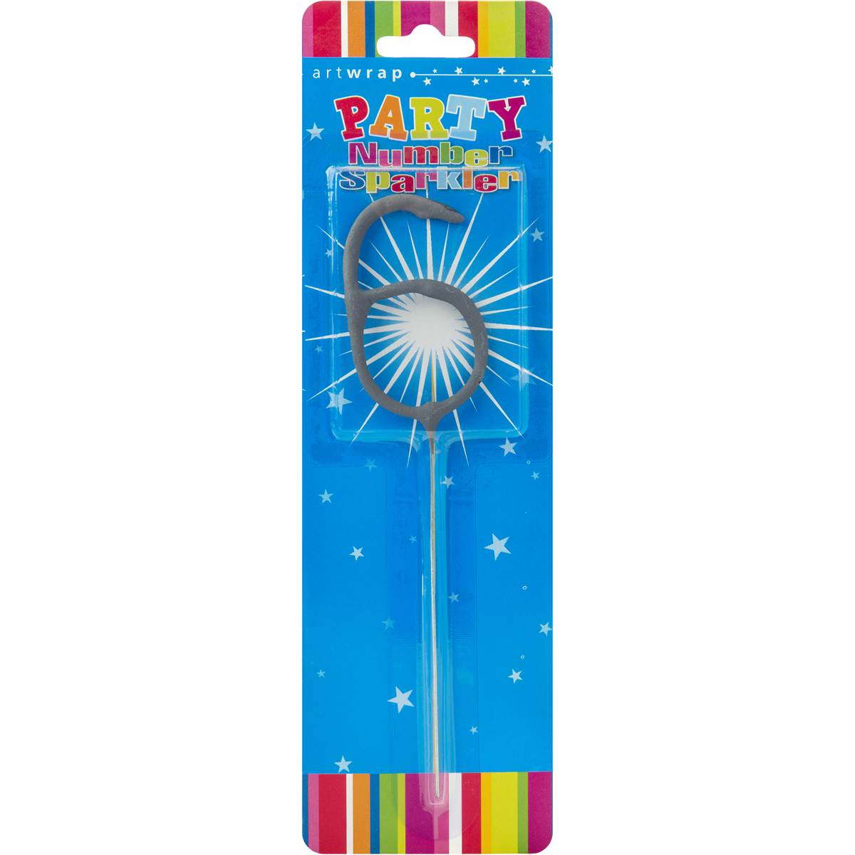 Artwrap Party Candle Sparkler 6 Each Woolworths